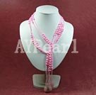 6-7mm dyed pearl necklace