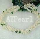Discount pearl and white coral necklace