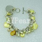 Discount pearl crystal shell bracelet