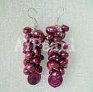 Handmade pearl shell earring