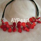 coral necklace
