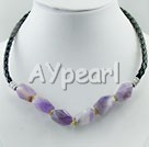 Discount fashion amethyst necklace