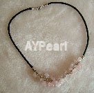 rose quartz necklace under $ 5