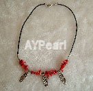 Handmade coral necklace