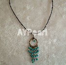 turquoise charm necklace