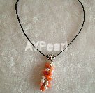 Discount pearl and coral necklace