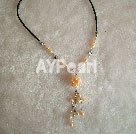 pearl charm necklace under $ 5