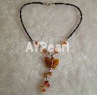 agate butterfly necklace under $ 5