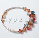 14k gold plated austrian crystal bracelet Under $ 40