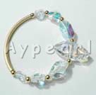 14k gold plated austrian crystal bracelet under $ 30
