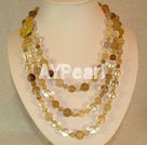 Handmade crystal necklace
