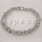 collar de perlas de cristal