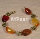 Pulsera de ágata de la moda