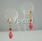 austrian crystal drop earrings