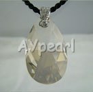 Discount austrian crystal tear drop pendant