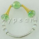 manmade crystal stretch bracelet