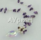 pearl crystal necklace under $ 10