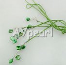 pearl crystal and shell necklace