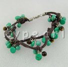 Handmade tiger eye turquoise bracelet