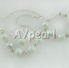 Discount colored manmade crystal sets