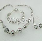 Discount colored manmade crystal sets