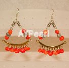 coral earrings