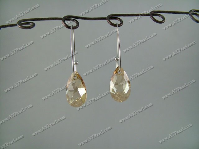 austrian crystal drop earrings