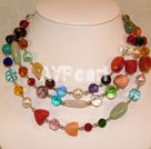 Discount multi color stone necklace