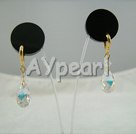 austrian crystal drop earrings Under $ 8
