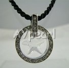 austrian crystal starfish pendant