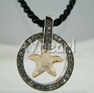 Discount austrian crystal starfish pendant