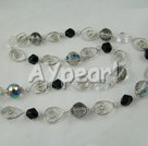 colorful manmade crystal necklace under $18