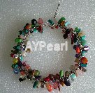 crystal and shell and gemstone necklace under $ 20
