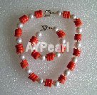 coral and seashell beads sets under $ 30
