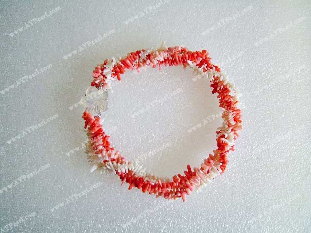 Handmade coral necklace