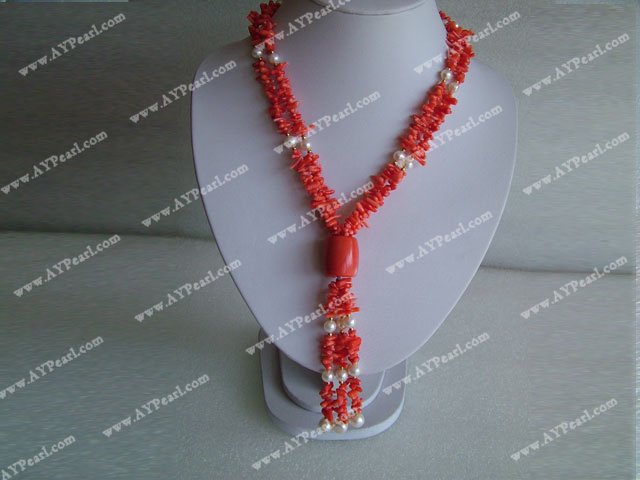 coral necklace