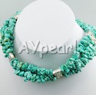 turquoise strand necklace