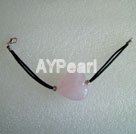 heart shaped rose quartz bracelet under $ 3