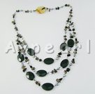 pearl crystal strand necklace under $18