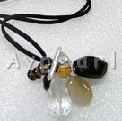 multi stone and crystal pendant under $ 5