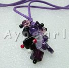 Discount amethyst and garnet necklace