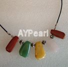 multi stone necklace under $ 3