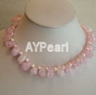 collar de perlas de cristal