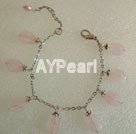 Discount fashion rose quartz bracelet