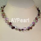 rainbow fluorite necklace under $ 15