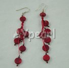 Discount 8mm coral earrings