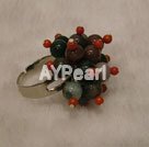 Indian agate finger ring