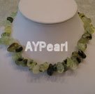 green rutilated quartz necklace