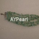 aquamarine chips strand bracelet