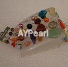 de múltiples pulsera de piedra